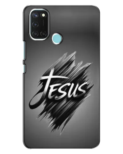 Чохол для Realme C17 з картинкою «Напис Jesus Graffiti»