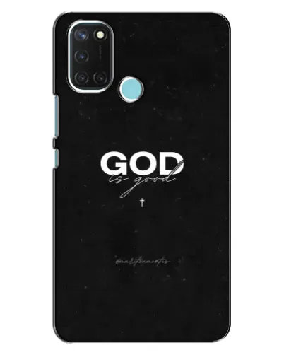 Чохол для Realme C17 з картинкою «GOD — Бог над усім»
