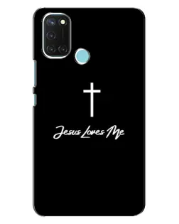 Чохол для Realme C17 з картинкою «Ісус любить тебе»