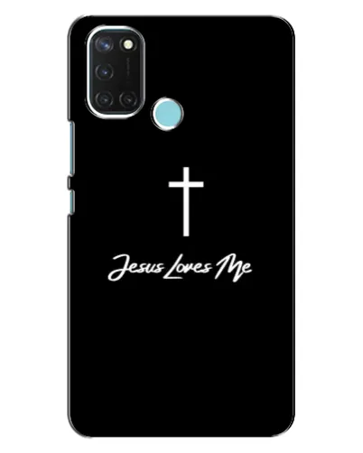 Чохол для Realme C17 з картинкою «Ісус любить тебе»