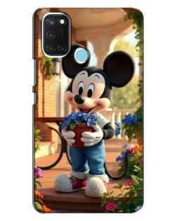 Чохол для Realme C17 з картинкою «Міккі садівник»