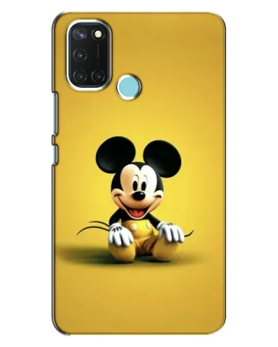 Чохол для Realme C17 з картинкою «Міккі на жовтому»