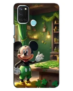 Чохол для Realme C17 з картинкою «Міккі в майстерні»