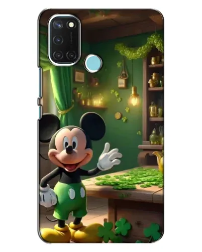Чохол для Realme C17 з картинкою «Міккі в майстерні»