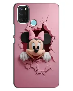 Чохол для Realme C17 з картинкою «Мінні крізь стіну»