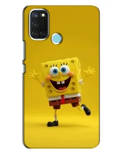 Чохол для Realme C17 з картинкою «Позитивний Губка Боб»