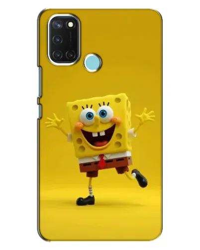 Чохол для Realme C17 з картинкою «Позитивний Губка Боб»