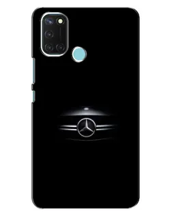Чехол для Realme C17 с картинкой «Mercedes — абстрактные линии»