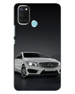 Чехол для Realme C17 с картинкой «Mercedes AMG GT Silver»