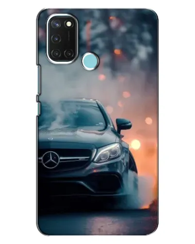 Чохол для Realme C17 з картинкою «Mercedes — нічне місто»