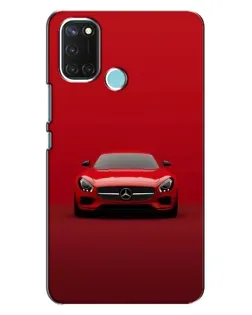 Чехол для Realme C17 с картинкой «Красный Mercedes AMG»