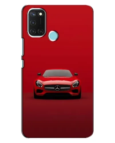 Чехол для Realme C17 с картинкой «Красный Mercedes AMG»