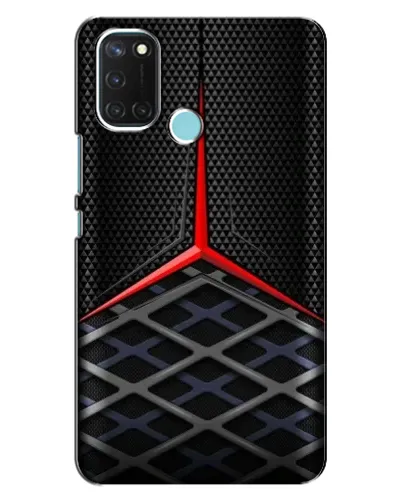 Чохол для Realme C17 з картинкою «Mercedes Carbon Grid»