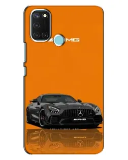 Чохол для Realme C17 з картинкою «Помаранчевий Mercedes AMG»