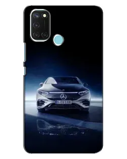 Чохол для Realme C17 з картинкою «Нічний Mercedes EQ»