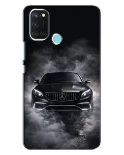 Чохол для Realme C17 з картинкою «Mercedes у диму»