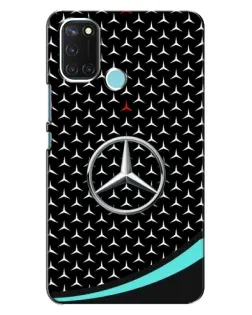 Чохол для Realme C17 з картинкою «Mercedes — бірюзовий акцент»