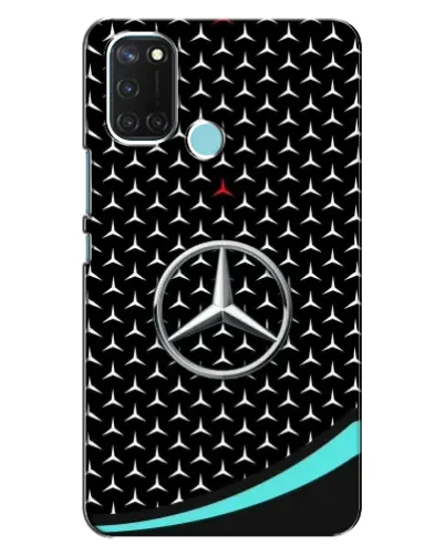 Чохол для Realme C17 з картинкою «Mercedes — бірюзовий акцент»