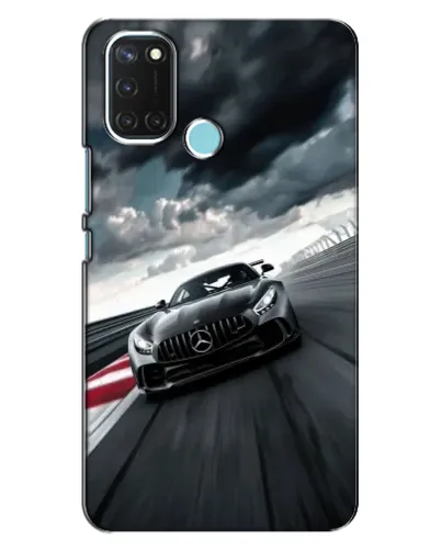 Чохол для Realme C17 з картинкою «Гоночний Mercedes AMG»