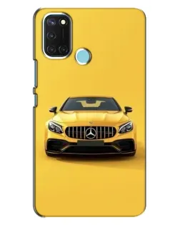 Чохол для Realme C17 з картинкою «Жовтий Mercedes GT»