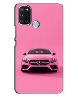 Чохол для Realme C17 з картинкою «Рожевий Mercedes AMG»