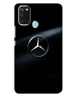 Чохол для Realme C17 з картинкою «Mercedes на металі»