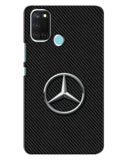 Чохол для Realme C17 з картинкою «Карбоновий Mercedes стиль»