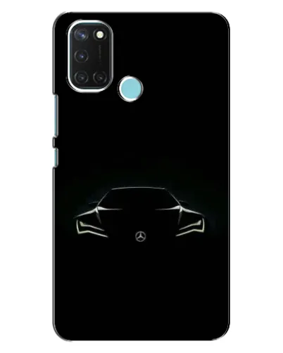 Чехол для Realme C17 с картинкой «Mercedes — силуэт авто» Чехол для Realme C17 с картинкой «Mercedes — силуэт авто»