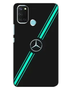 Чехол для Realme C17 с картинкой «Спортивные линии Mercedes»