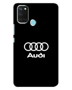 Чехол для Realme C17 с картинкой «Классическое лого Audi»