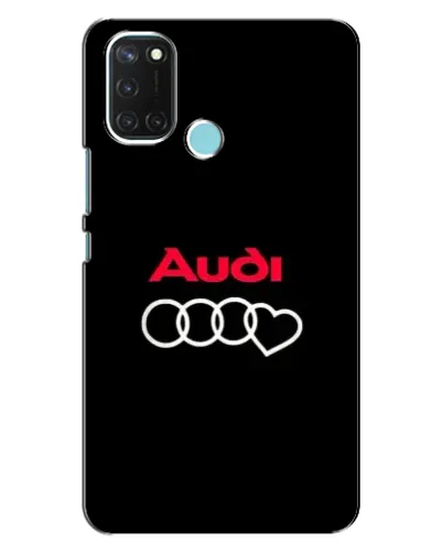 Чохол для Realme C17 з картинкою «Логотип Audi Heart»
