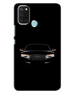 Чохол для Realme C17 з картинкою «Audi — нічний контур»