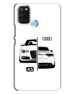 Чохол для Realme C17 з картинкою «Audi — контрастний дизайн»
