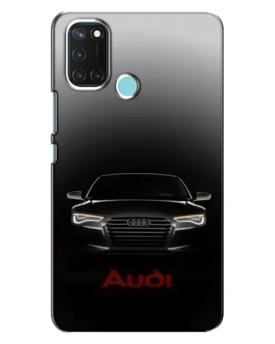 Чохол для Realme C17 з картинкою «Audi — градієнтний контур»