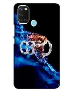 Чохол для Realme C17 з картинкою «Енергія лого Audi»