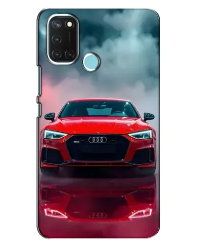 Чохол для Realme C17 з картинкою «Audi RS — червоний стиль»