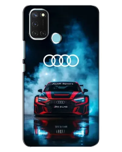 Чохол для Realme C17 з картинкою «Audi Sport — неон»
