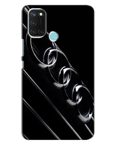 Чохол для Realme C17 з картинкою «Audi — абстрактні кільця»