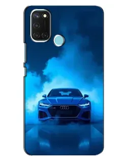 Чохол для Realme C17 з картинкою «Audi — блакитна енергія»