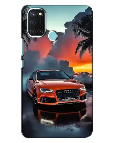 Чохол для Realme C17 з картинкою «Audi — захід сонця»