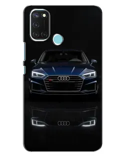 Чохол для Realme C17 з картинкою «Audi — нічне відображення»
