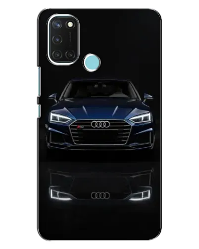 Чохол для Realme C17 з картинкою «Audi — нічне відображення»