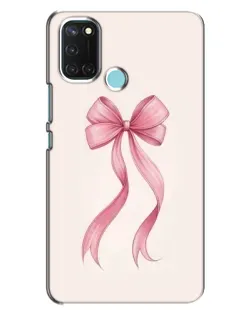Чехол для Realme C17 с картинкой «Розовый бант»