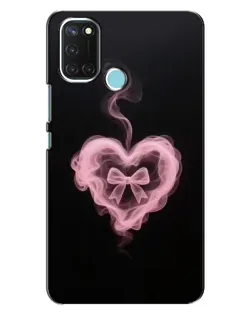 Чохол для Realme C17 з картинкою «Димчасте серце»
