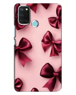 Чохол для Realme C17 з картинкою «Бордовий атлас»
