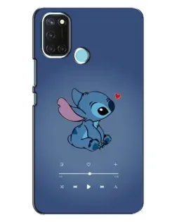 Чохол для Realme C17 з картинкою «Музичний Stitch»