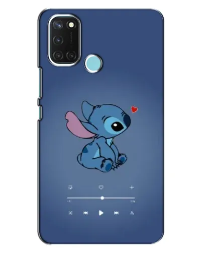 Чохол для Realme C17 з картинкою «Музичний Stitch»