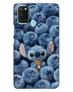 Чохол для Realme C17 з картинкою «Стіч та лохина»