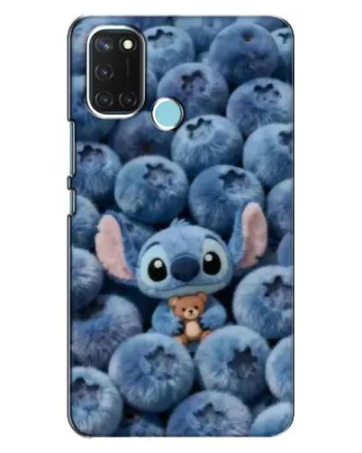Чохол для Realme C17 з картинкою «Стіч та лохина»
