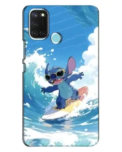 Чохол для Realme C17 з картинкою «Стіч на хвилі»